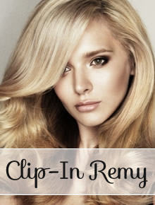 Clip in REMY Hair Extensions - straight - Online Store