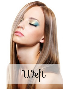 Weft Hair Extensions - straight - Online Store
